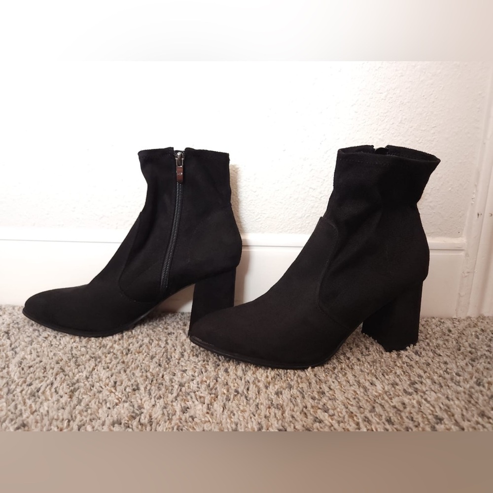 Marc Fisher Black Ankle Boots
